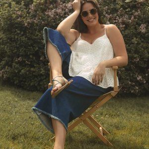 Pilcro Ultra High-Rise Cropped Wide-Leg Jeans